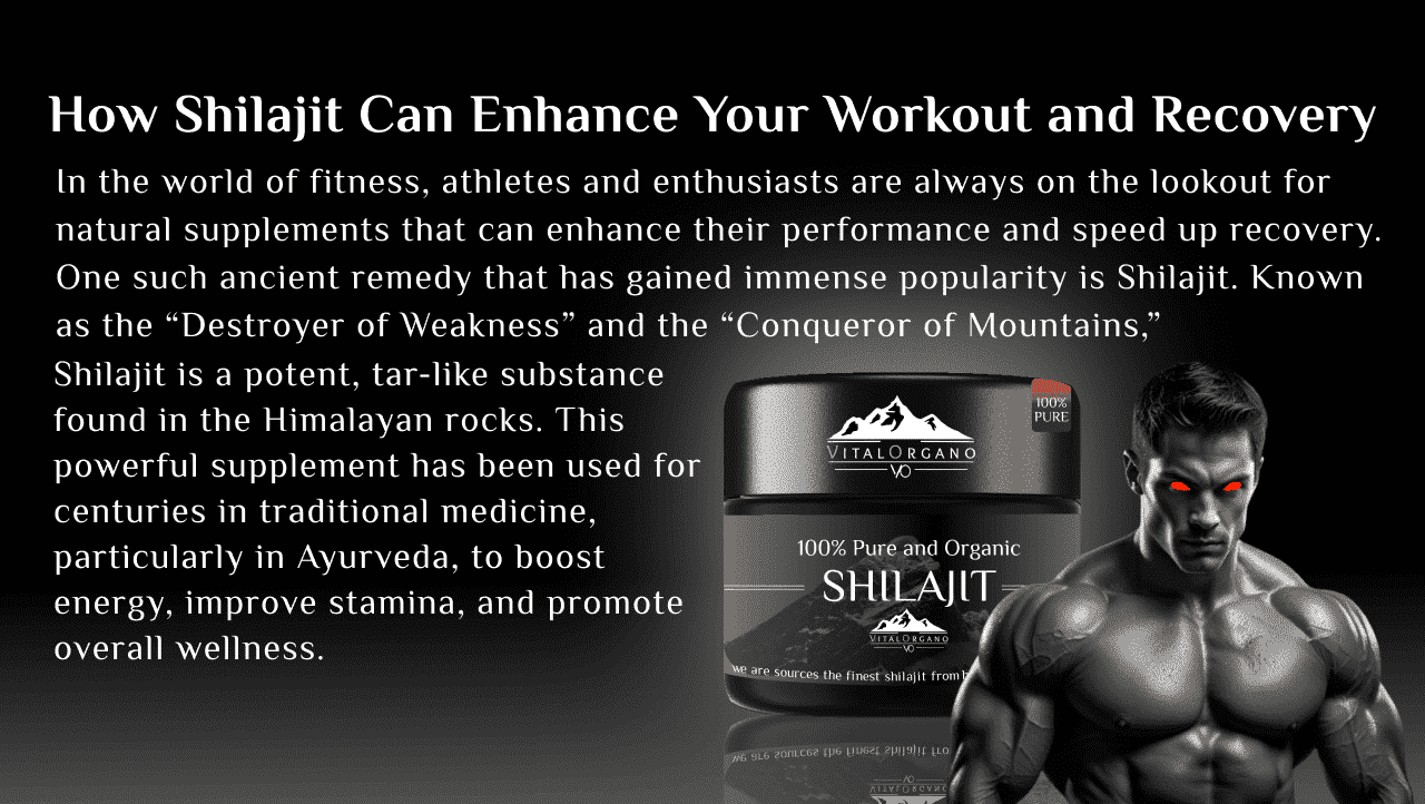 How shilajit can enhance your workout and recovery