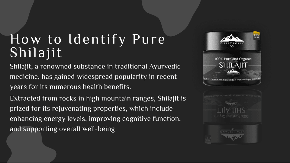 How to Identify pure shilajit