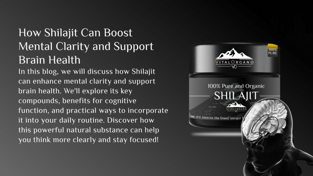 Shilajit for mental clarity